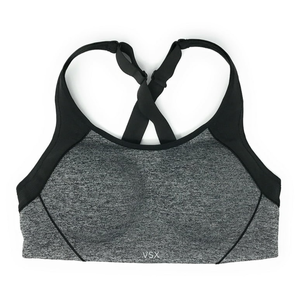 Victoria's Secret VSX Sport Standout Sports Bra in Heather Gray 34B